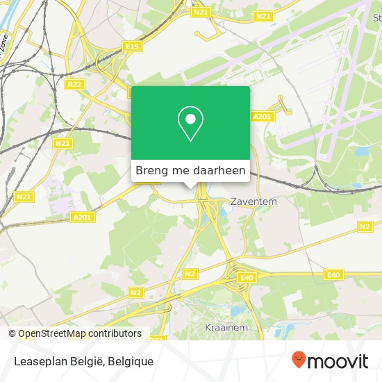 Leaseplan België kaart