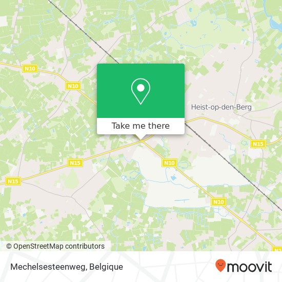 Mechelsesteenweg kaart