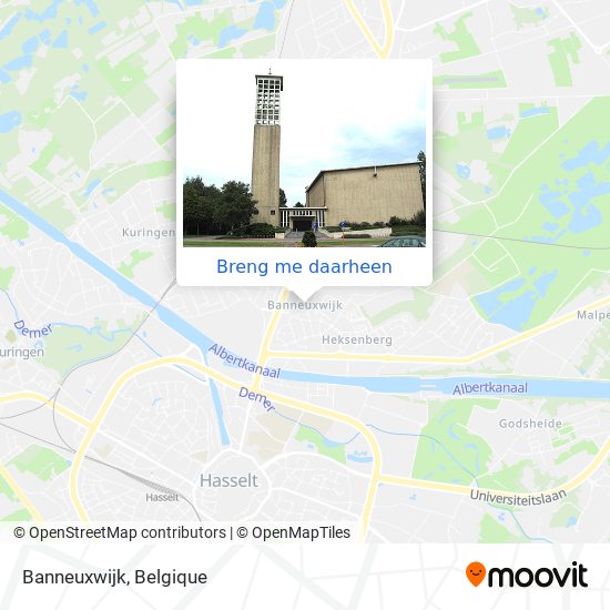 Banneuxwijk kaart