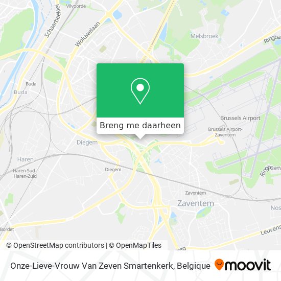 Onze-Lieve-Vrouw Van Zeven Smartenkerk kaart