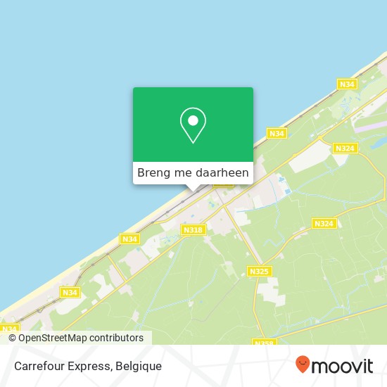 Carrefour Express kaart