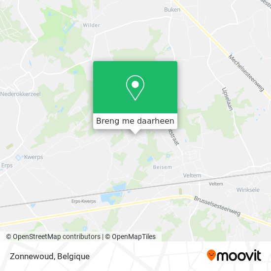 Zonnewoud kaart