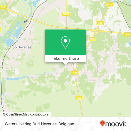 Waterzuivering Oud-Heverlee kaart