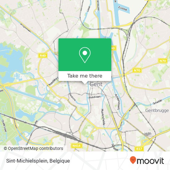 Sint-Michielsplein kaart