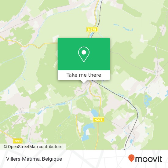 Villers-Matima kaart