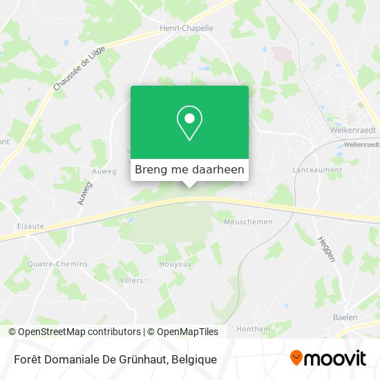 Forêt Domaniale De Grünhaut kaart