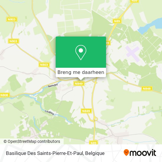 Basilique Des Saints-Pierre-Et-Paul kaart