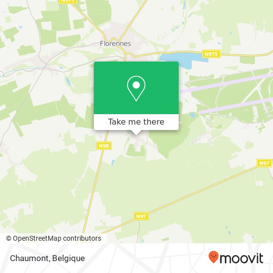 Chaumont kaart