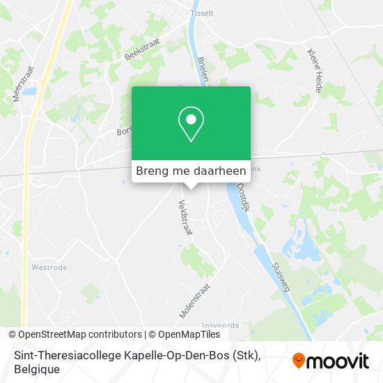 Sint-Theresiacollege Kapelle-Op-Den-Bos (Stk) kaart