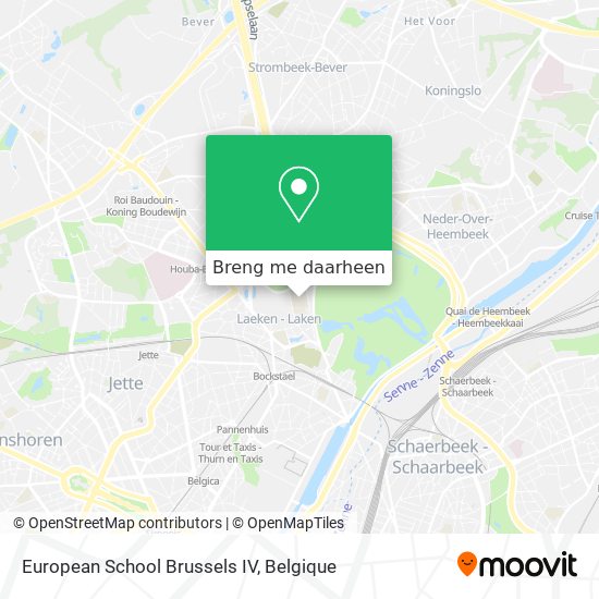 European School Brussels IV kaart
