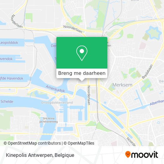 Kinepolis Antwerpen kaart
