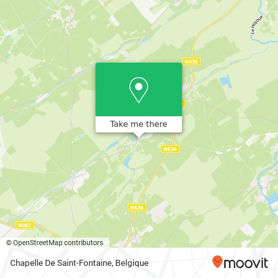 Chapelle De Saint-Fontaine kaart