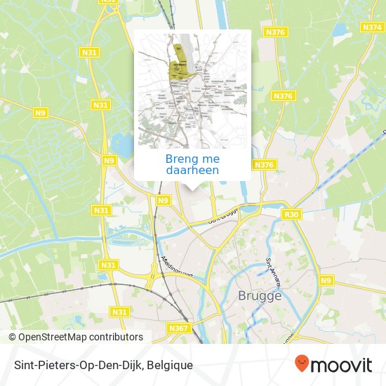 Sint-Pieters-Op-Den-Dijk kaart