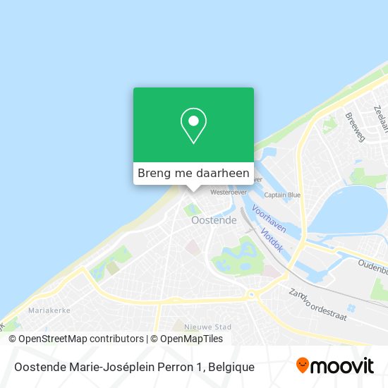 Oostende Marie-Joséplein Perron 1 kaart