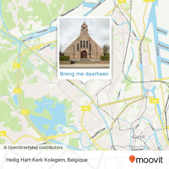Heilig Hart-Kerk Kolegem kaart