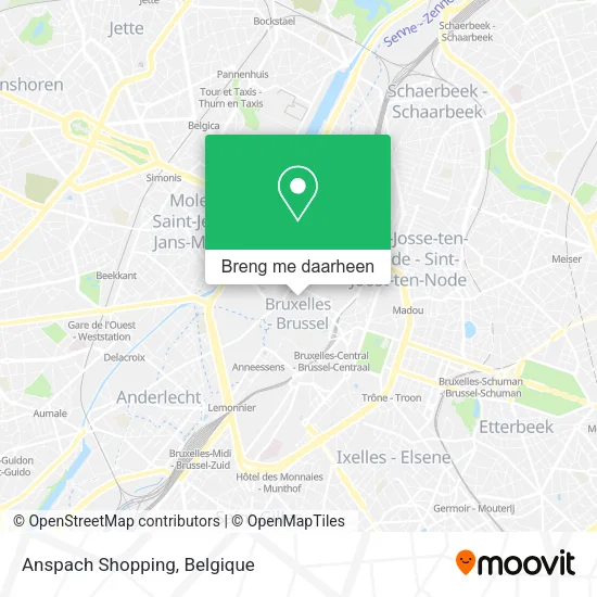 Anspach Shopping kaart