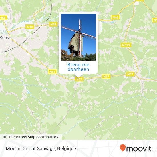 Moulin Du Cat Sauvage kaart