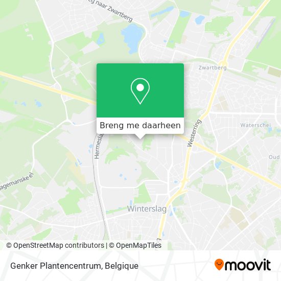 Genker Plantencentrum kaart