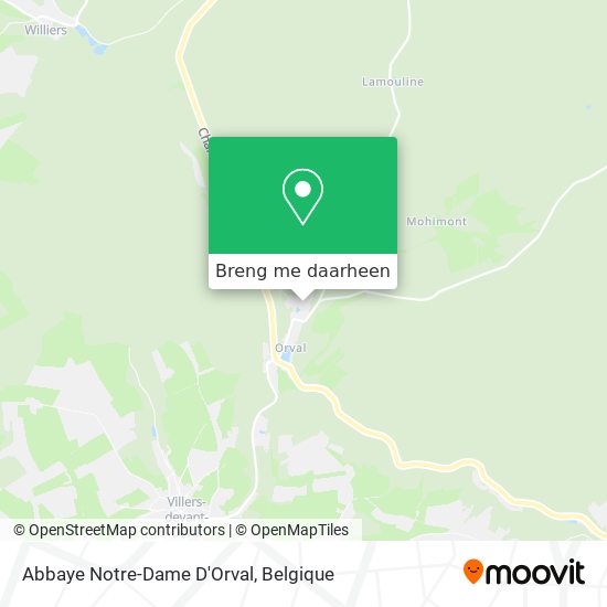 Abbaye Notre-Dame D'Orval kaart