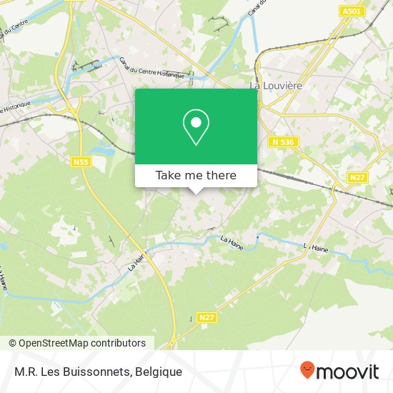 M.R. Les Buissonnets kaart