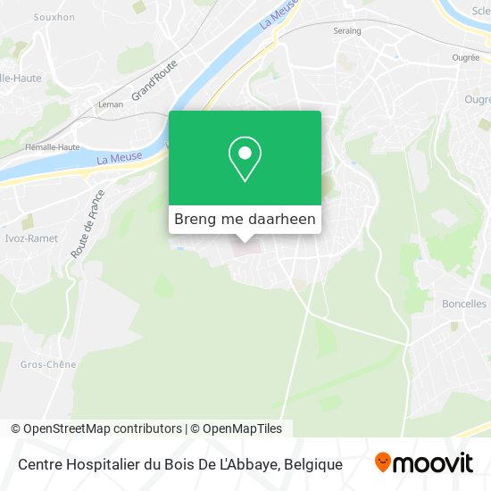 Centre Hospitalier du Bois De L'Abbaye kaart