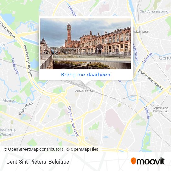 Gent-Sint-Pieters kaart