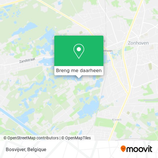 Bosvijver kaart