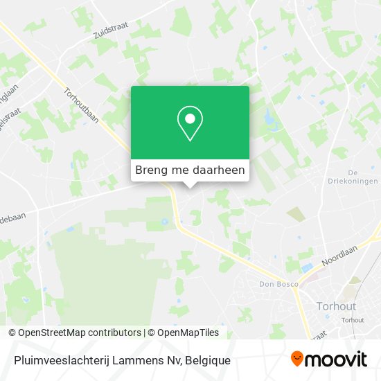 Pluimveeslachterij Lammens Nv kaart