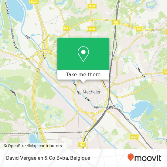 David Vergaelen & Co Bvba kaart