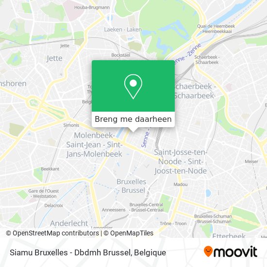 Siamu Bruxelles - Dbdmh Brussel kaart