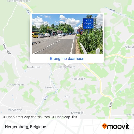 Hergersberg kaart