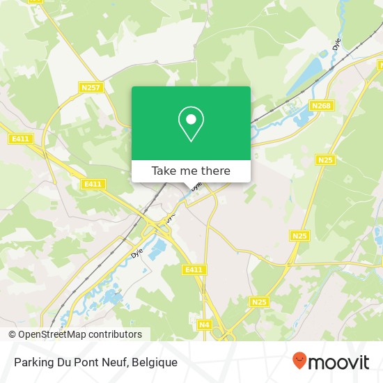 Parking Du Pont Neuf kaart