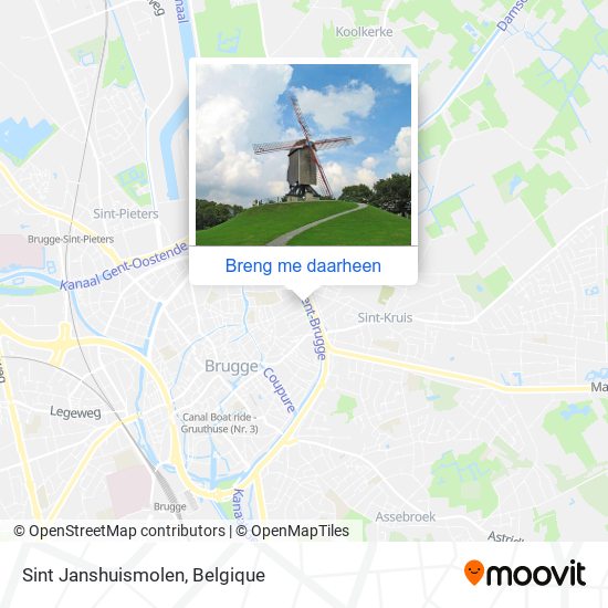 Sint Janshuismolen kaart