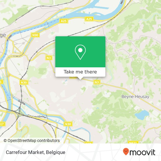 Carrefour Market kaart