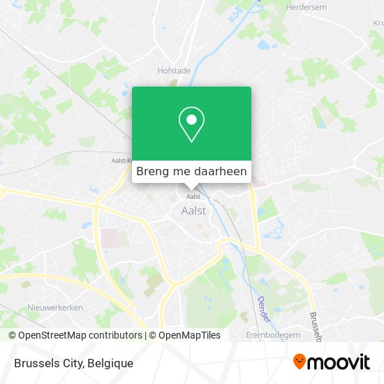 Brussels City kaart