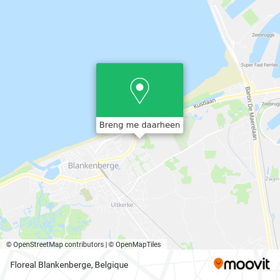 Floreal Blankenberge kaart