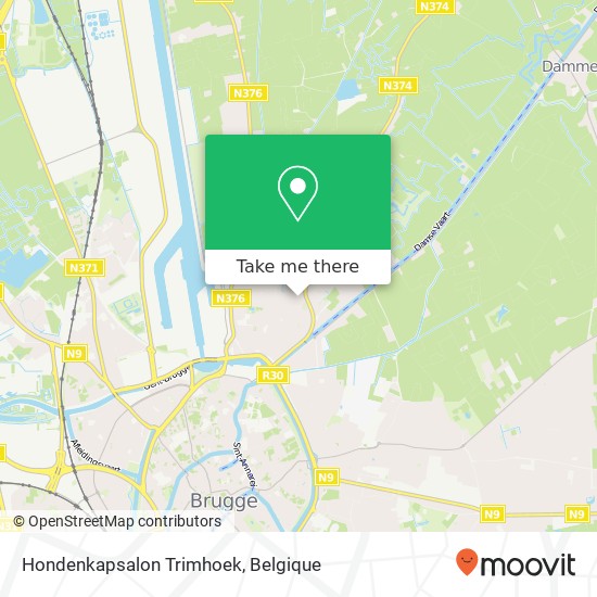 Hondenkapsalon Trimhoek kaart