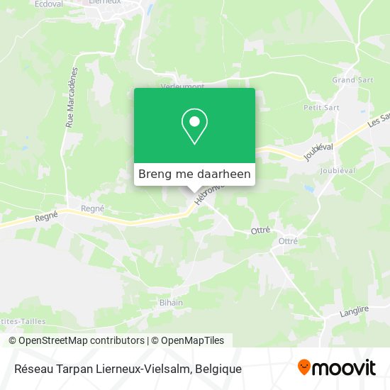 Réseau Tarpan Lierneux-Vielsalm kaart