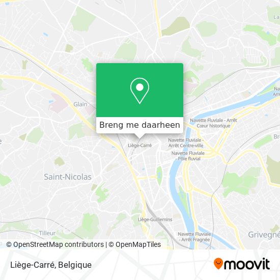 Liège-Carré kaart