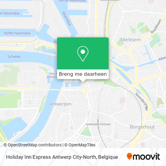 Holiday Inn Express Antwerp City-North kaart