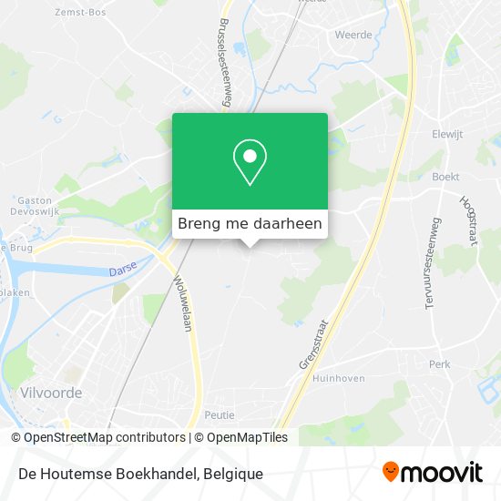 De Houtemse Boekhandel kaart