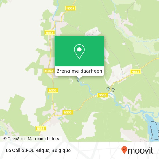 Le Caillou-Qui-Bique kaart