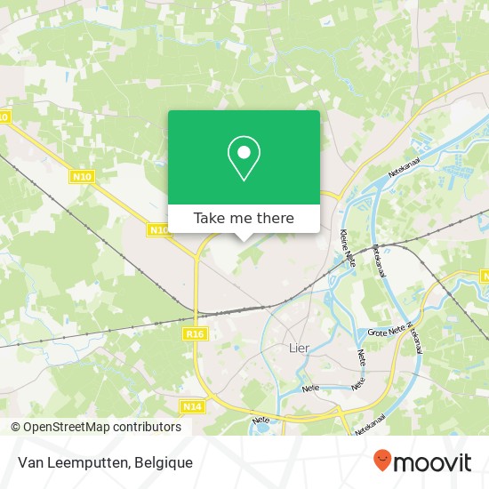 Van Leemputten kaart