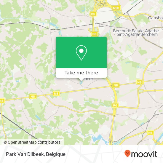 Park Van Dilbeek kaart