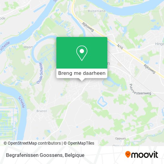 Begrafenissen Goossens kaart