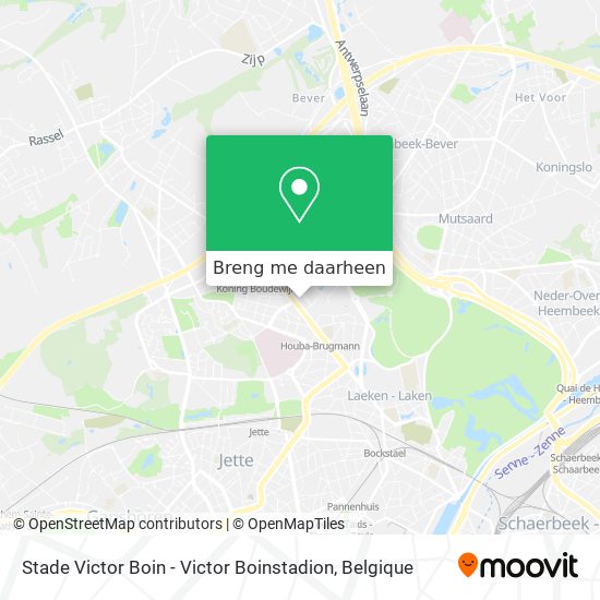 Stade Victor Boin - Victor Boinstadion kaart