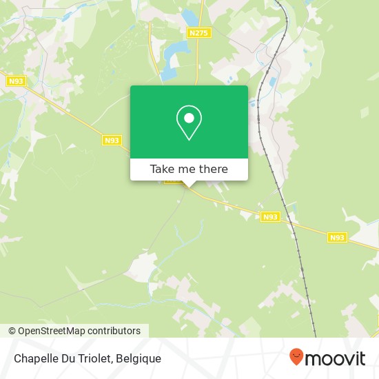 Chapelle Du Triolet kaart