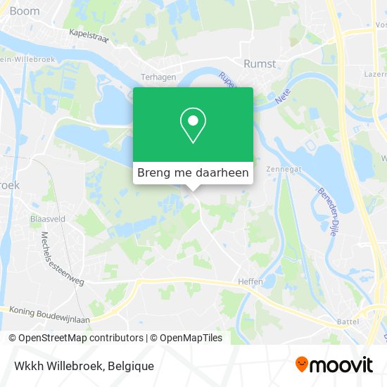 Wkkh Willebroek kaart