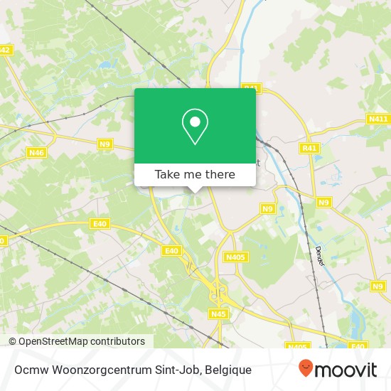 Ocmw Woonzorgcentrum Sint-Job kaart