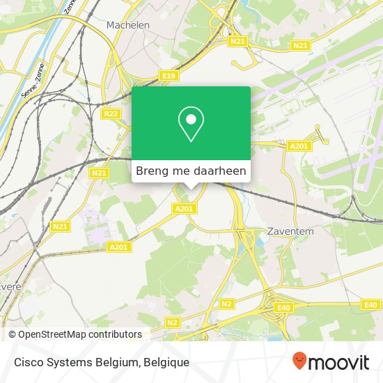 Cisco Systems Belgium kaart
